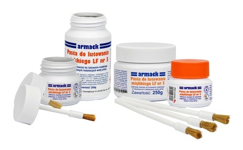 armack Weichlotpaste LF Nr. 3 250g + Innenpinsel 3