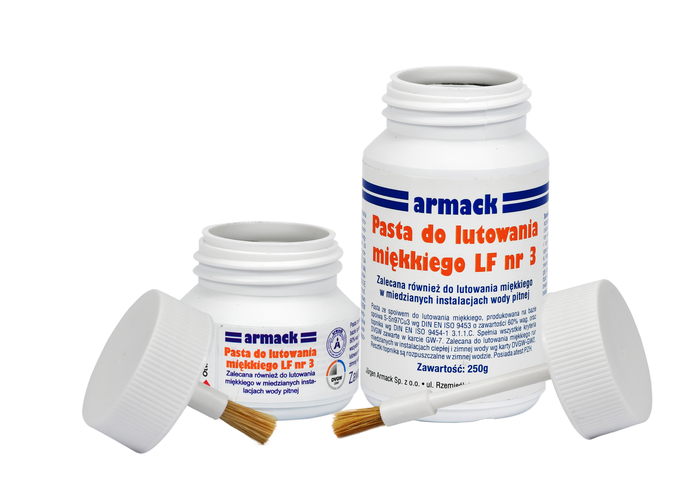 armack Weichlotpaste LF Nr. 3 250g + Innenpinsel 4