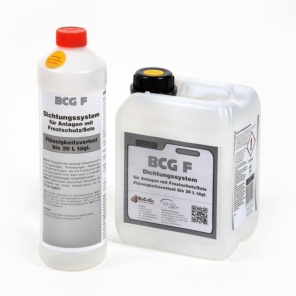 BaCoGa Płyn BCG F do uszczelniania instalacji 2,5 litr kanister 1