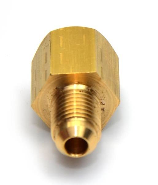 Przejściówka redukcja do azotu 1/4" SAE x G1/4 z uszczelką 1