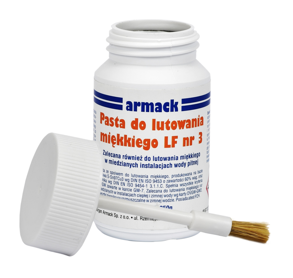 armack Weichlotpaste LF Nr. 3 250g + Innenpinsel 1