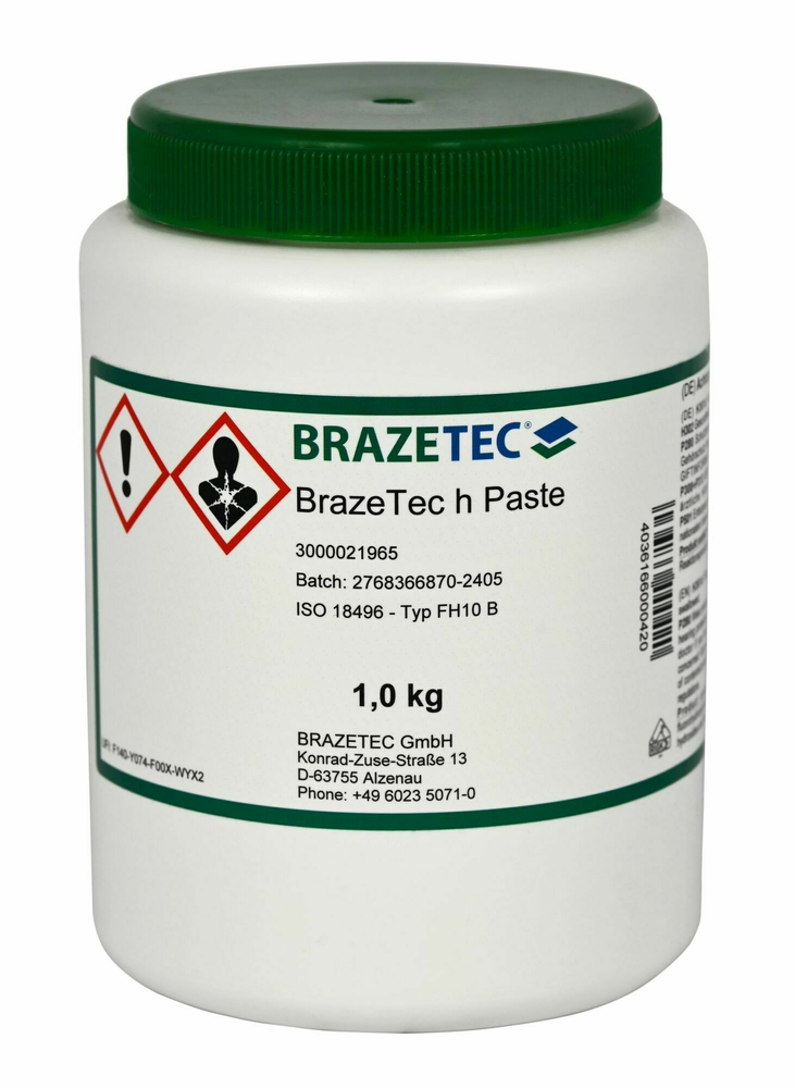 Pasta BrazeTec H 1000g DIN EN 1045-FH10 1