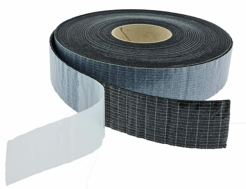 Kautschuk-Klebeband 50 mm x 3 mm schwarz 15 m 1