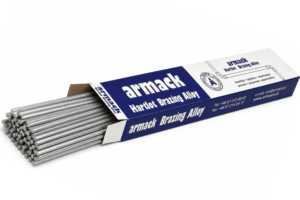 armack Lut ZnAl22 zestaw 10 prętów do lutowania twardego aluminium 1