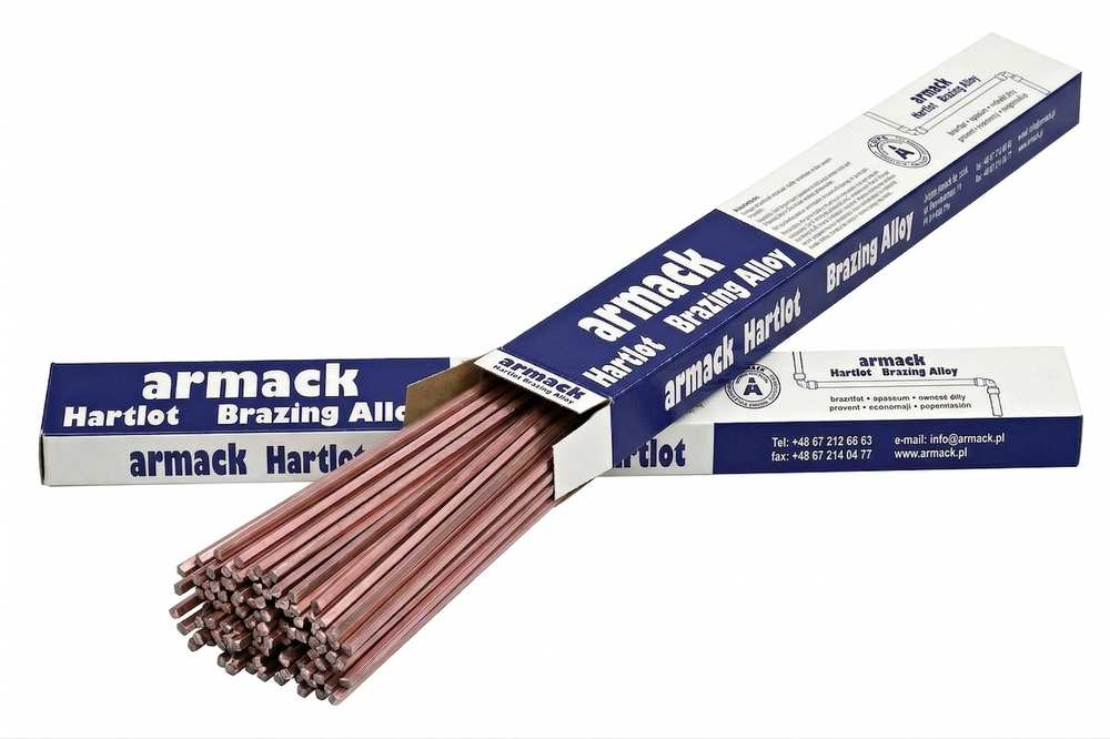 armack Copper phosphorus silver brazing alloy AS15 round 3,0 mm 1