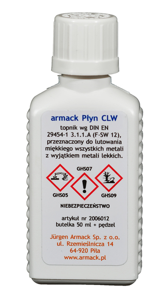 armack Płyn do lutowania CLW + pędzelek 50 ml 1
