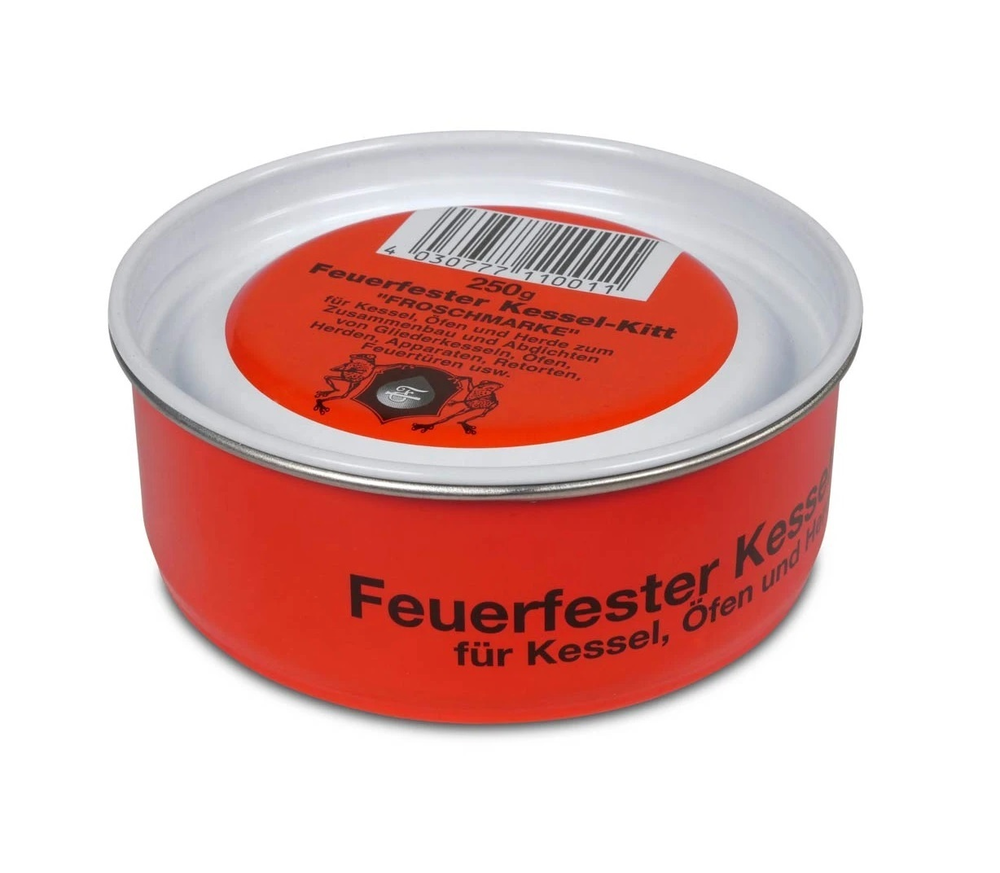 Feuerfester Kessel-Kitt Froschmarke 250g Dose 1