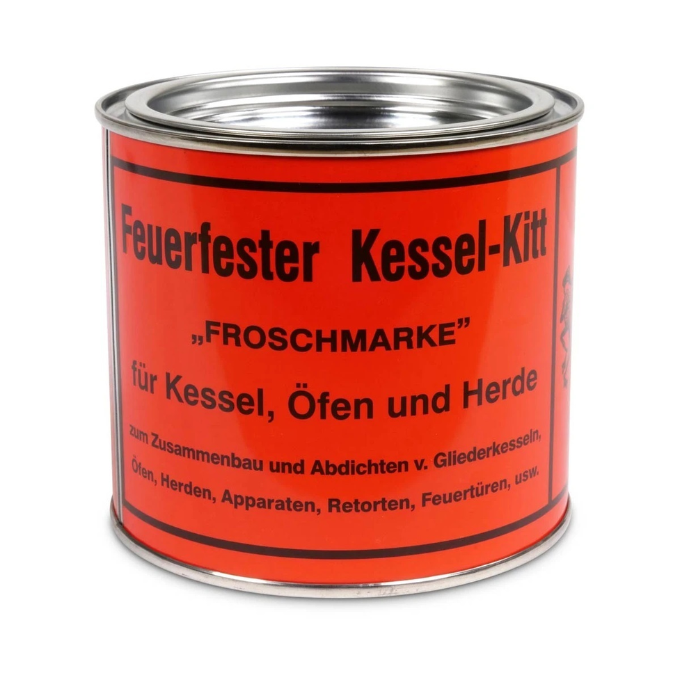 Feuerfester Kessel-Kitt Froschmarke 1kg Dose 1