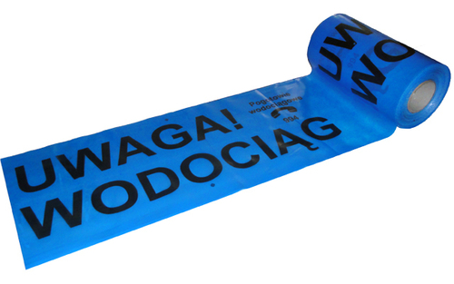 Ortungsband, Achtung Wasserleitung blau 1
