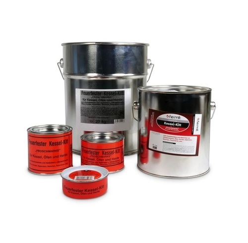 Feuerfester Kessel-Kitt Froschmarke 500g Dose 1
